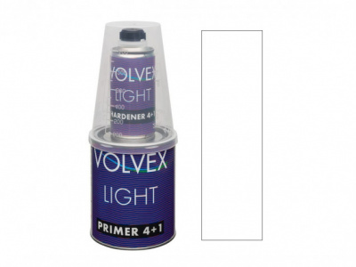 Грунт акриловый VOLVEX LIGHT 2K Filling primer 4+1 белый 0,8л +отвердитель 0,2л фото в интернет магазине Новакрас.ру